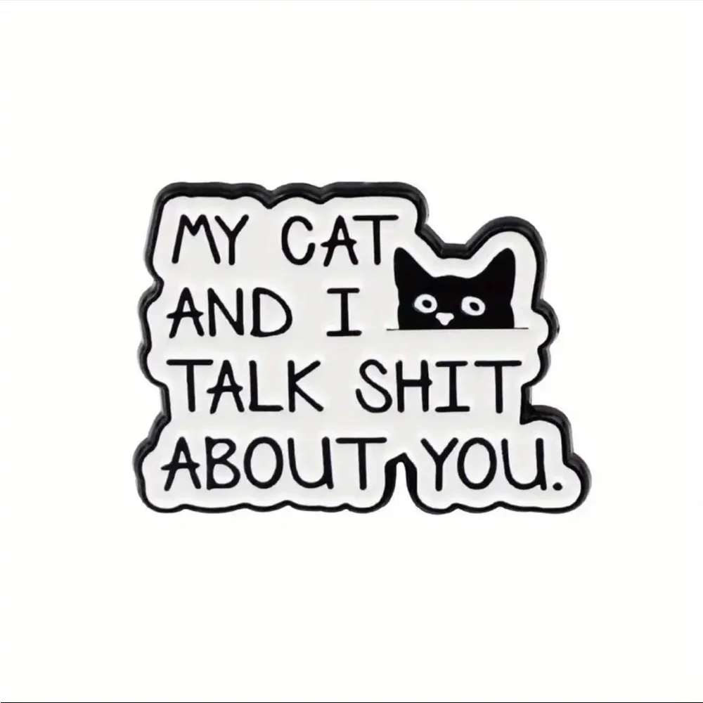 Funny Cat Pin